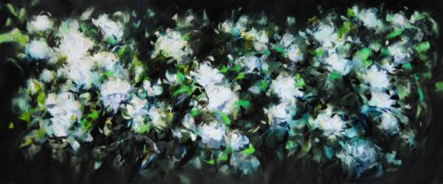 Roses And The Night Garden by Carole Arnston