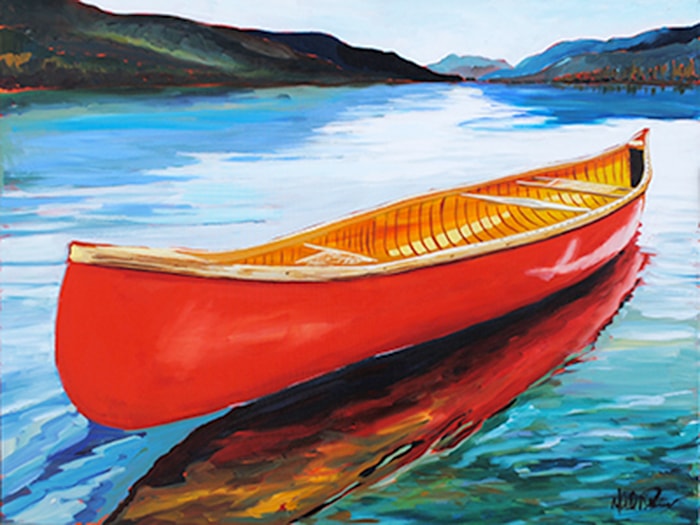 Canoe by Michel Poirier