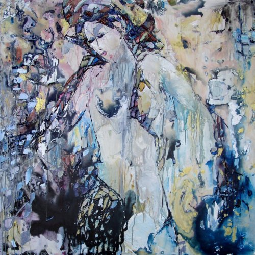 Abstract Nude by Maya Eventov