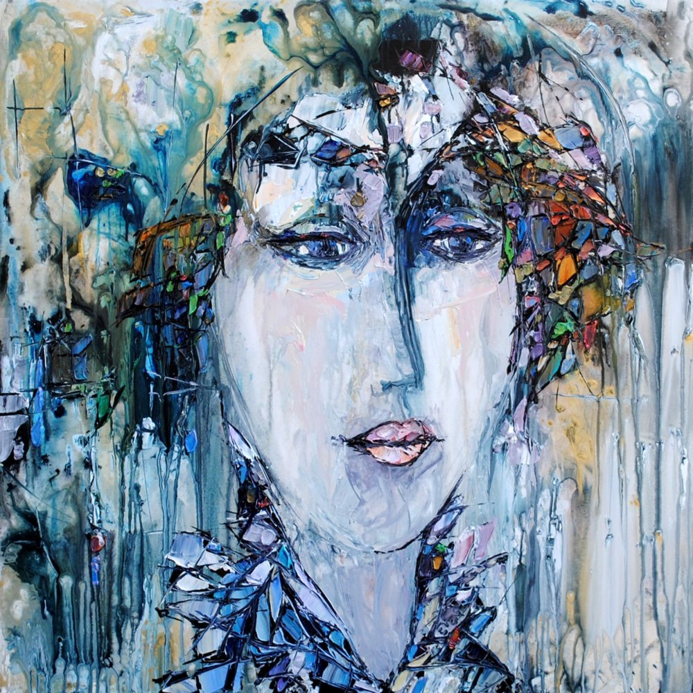 Abstract Portrait by Maya Eventov