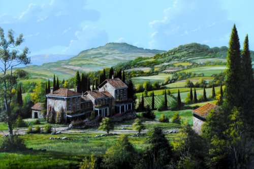 Italian Countryside by Bill Saunders