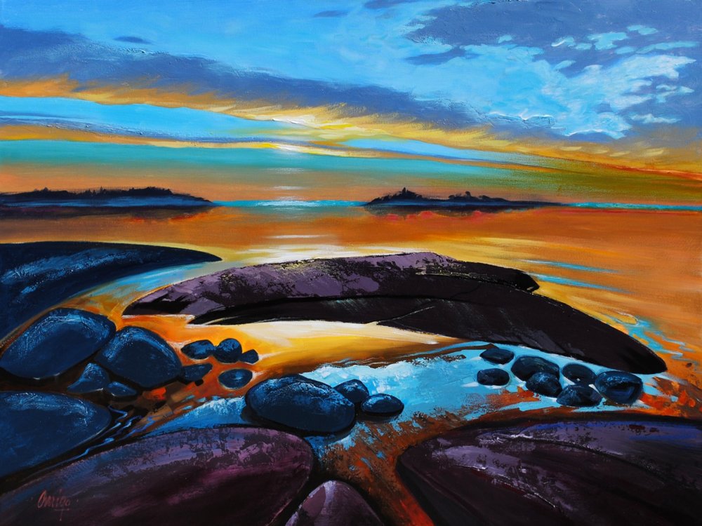 Sunset Shore (georgian Bay) by Bob Arrigo