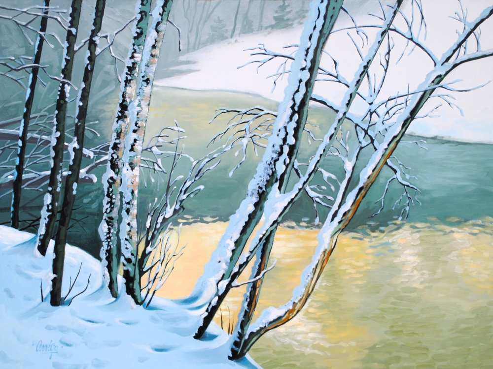 Resting Under White by Bob Arrigo