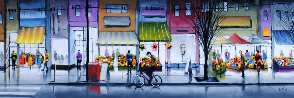 Street Market by Harold Braul
