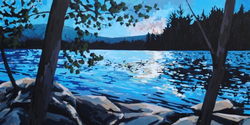 Reflecting In Algonquin by Megan Fitzgerald