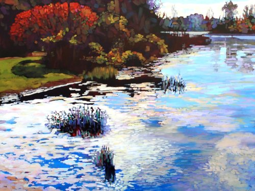 River Reflections by John Lightfoot
