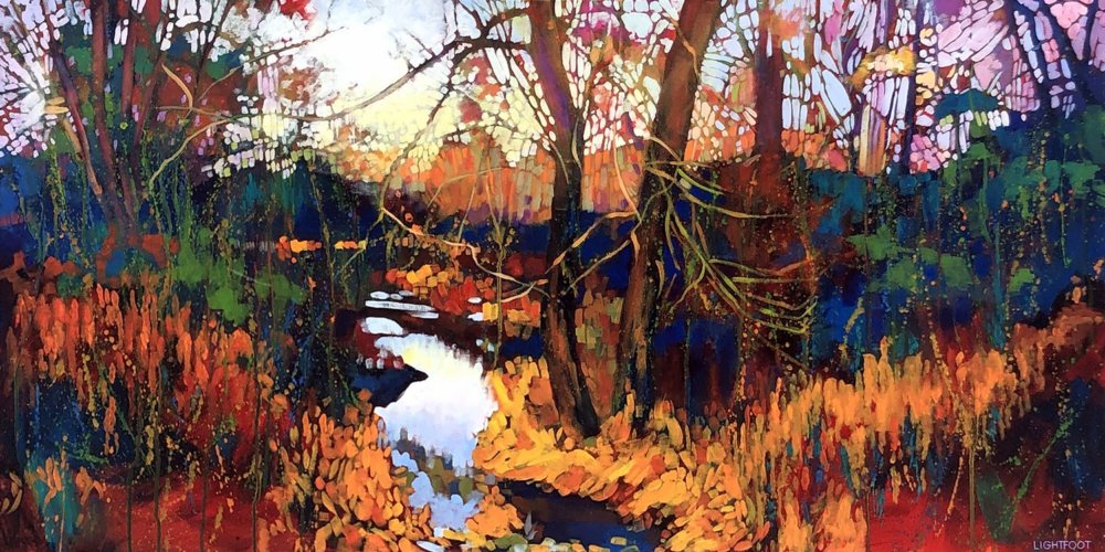 Forest Stream by John Lightfoot