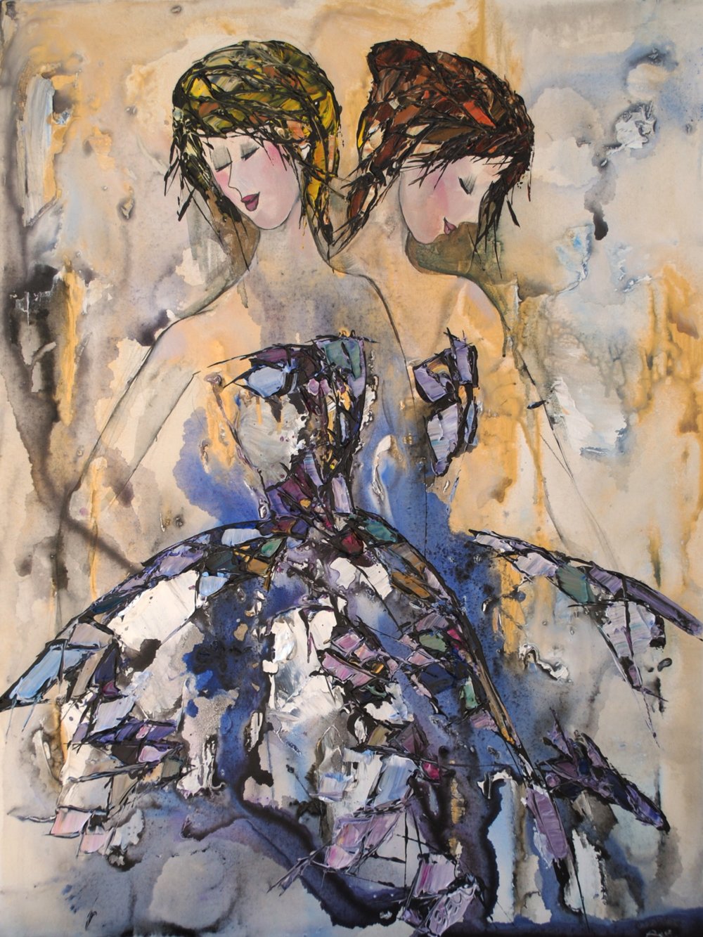 Abstract Dancers by Maya Eventov