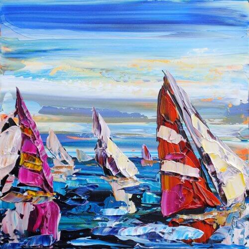 Sailboats by Maya Eventov