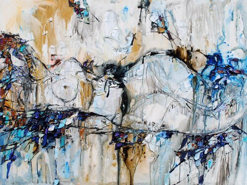 Abstract Figurative by Maya Eventov