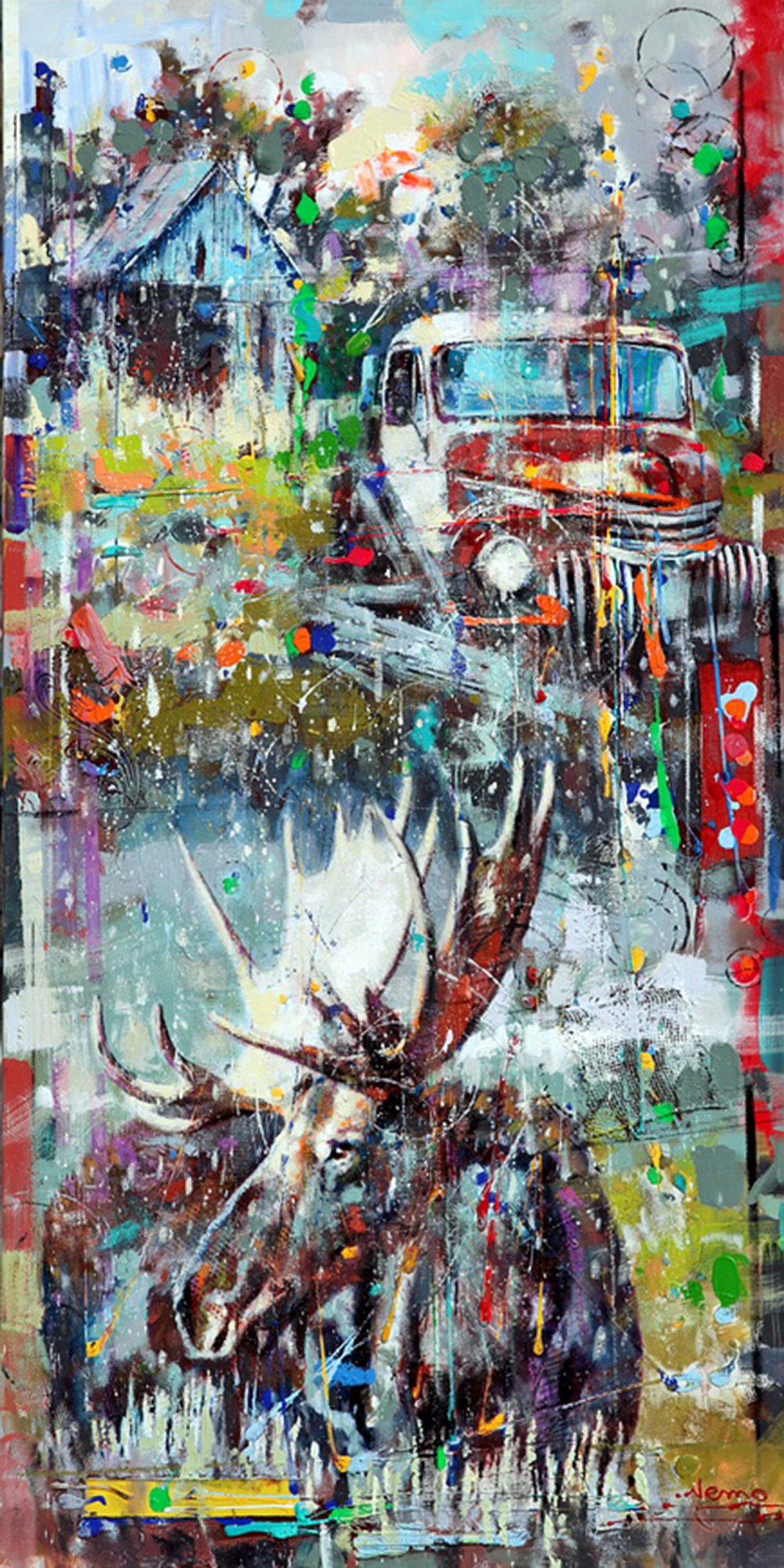 Crossing The Hidden Pond by Victor 