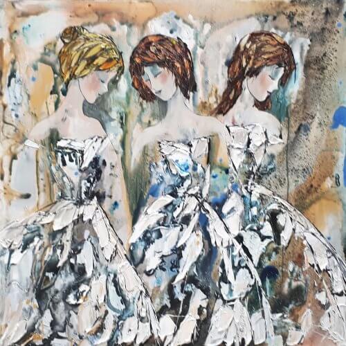 Abstract Dancers by Maya Eventov