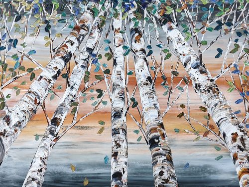 Looking Up (blue) by Maya Eventov