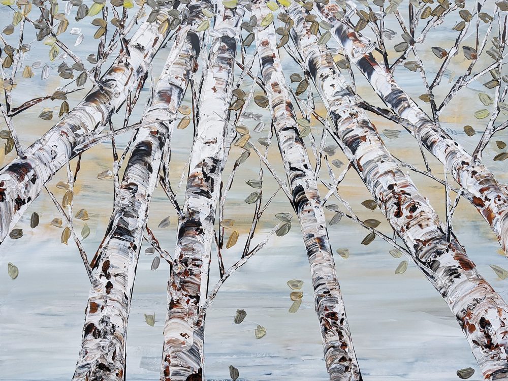 Looking Up (white) by Maya Eventov