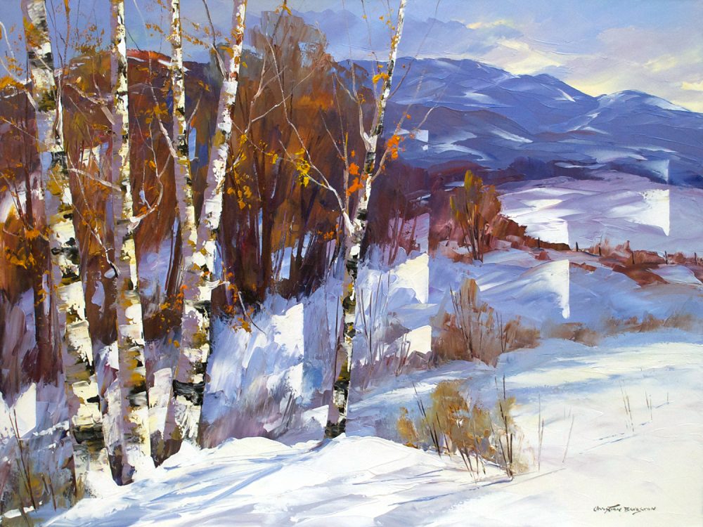 Les Bouleaux by Christian Bergeron