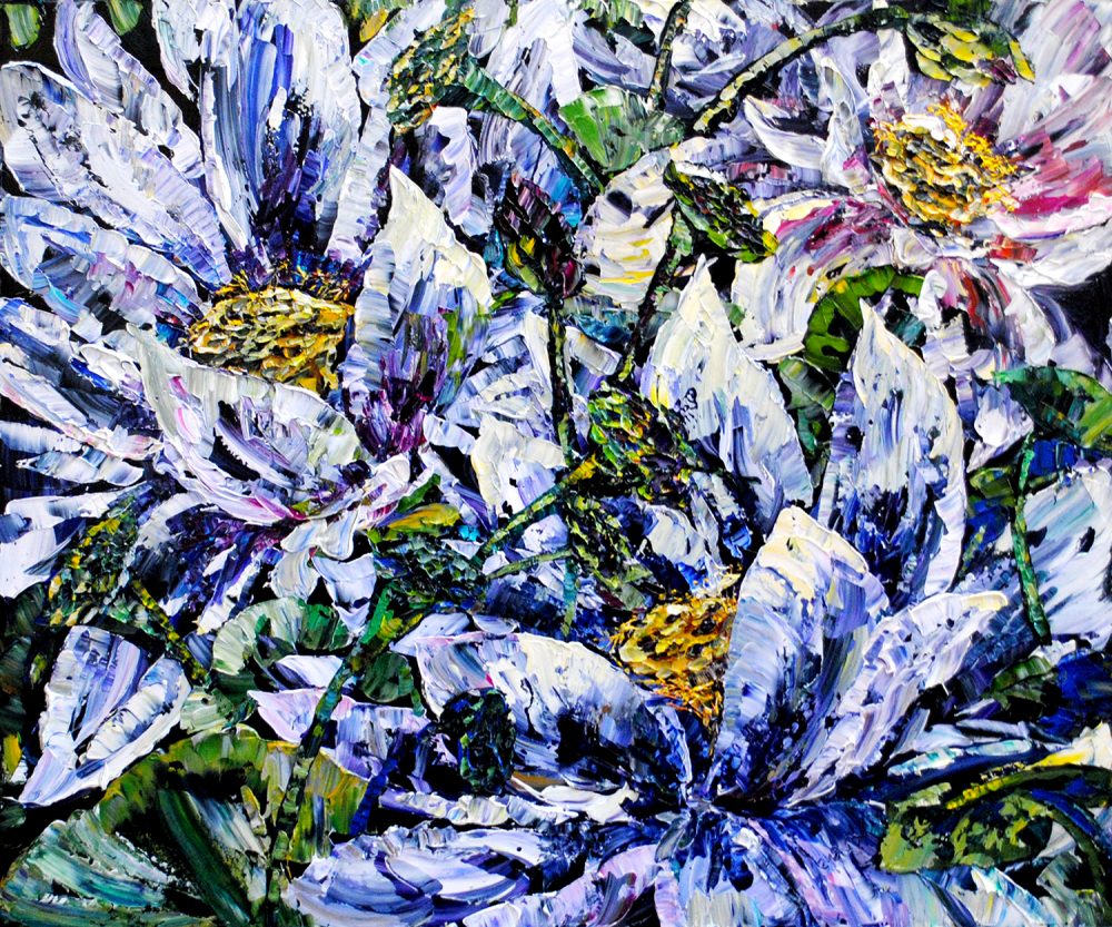 Floral (large Mixed) by Maya Eventov