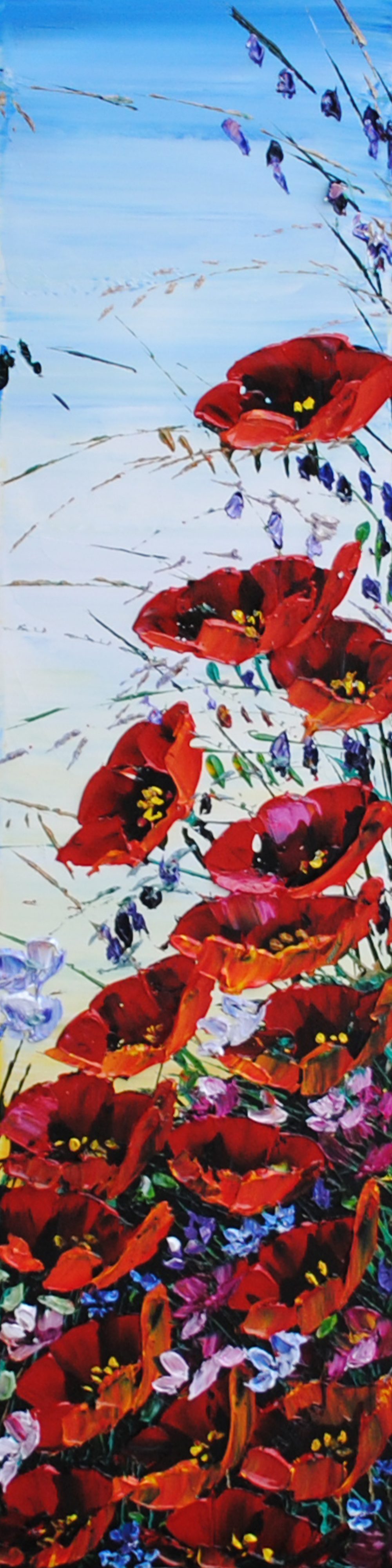 Floral - Poppies (red) by Maya Eventov