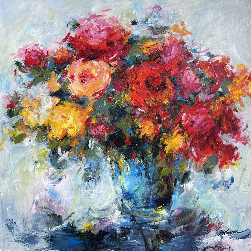 Abundance Of Roses by Mila Kovac