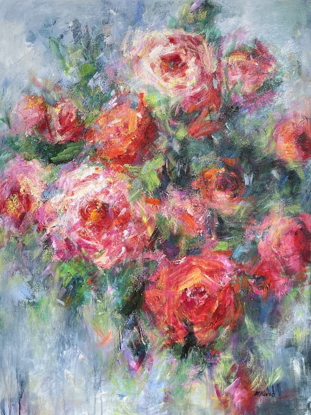 Spring Roses by Mila Kovac