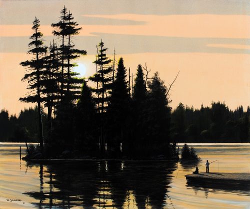 Brothers Fishing by Bill Saunders