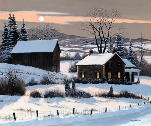 Sunset In The Valley by Bill Saunders