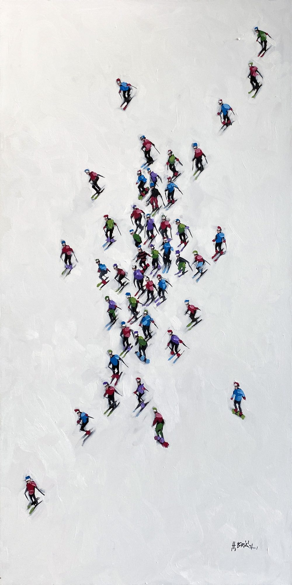 Skier Series by Harold Braul