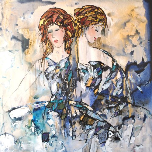 Abstract Dancers by Maya Eventov