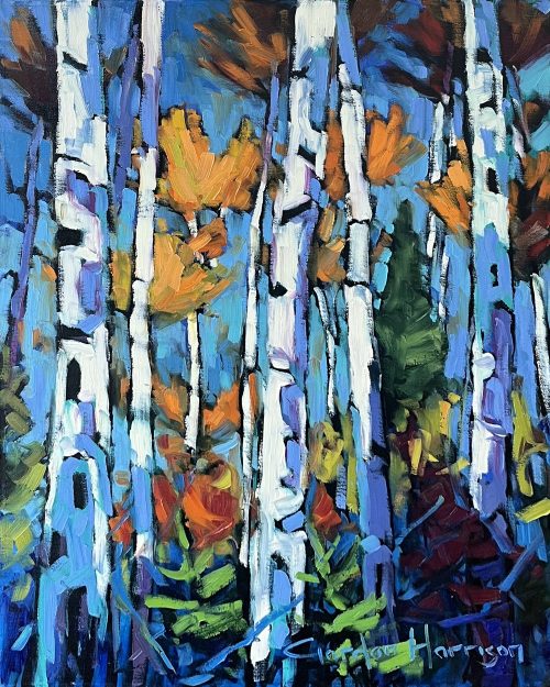 Symphony Of Birches Collection 26 by Gordon Harrison