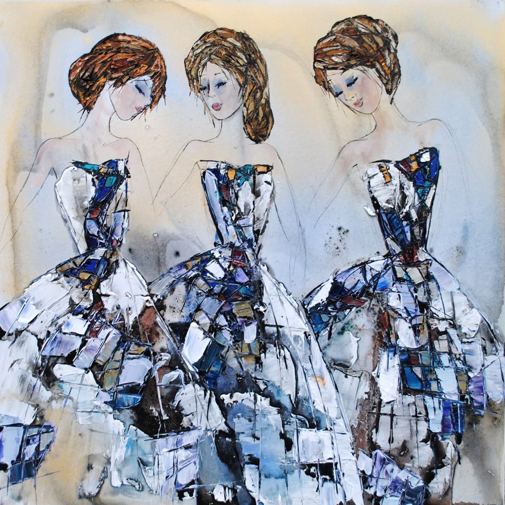 Abstract Dancers by Maya Eventov