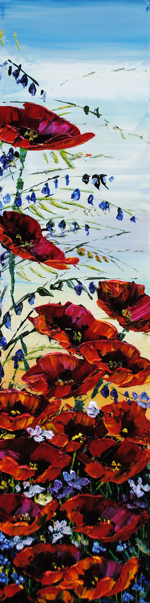 Floral - Poppies (red) by Maya Eventov