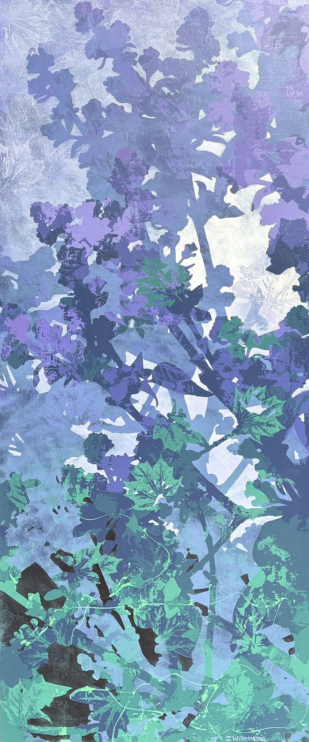 Tall Tree Series - Lilacs Ii by Judy Willemsma