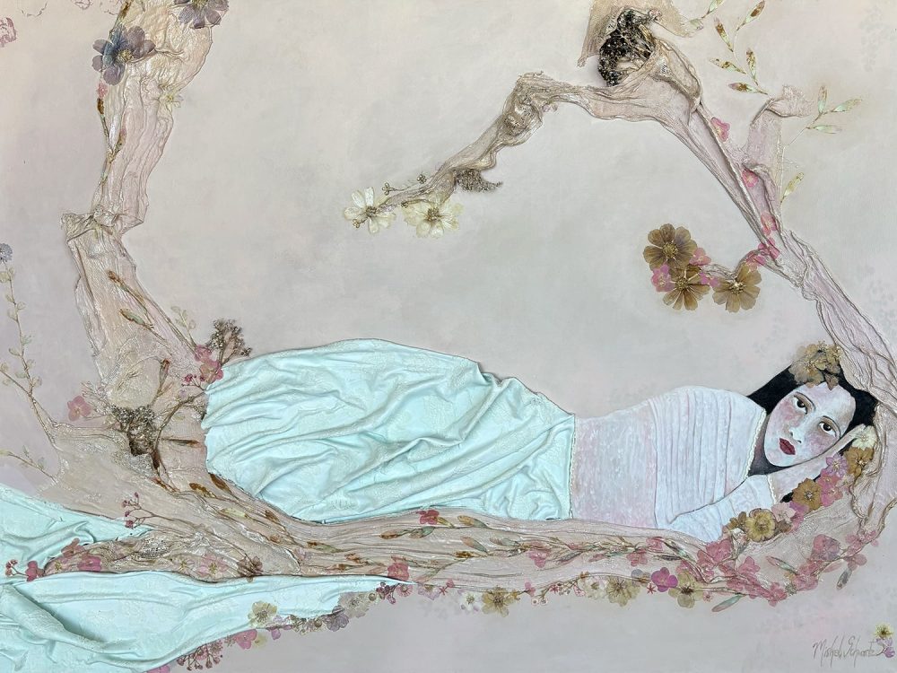 Miss Flower by Mishel Schwartz