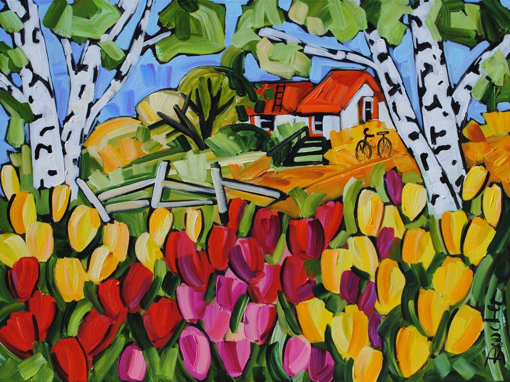 Bouleaux Au Printemps by Marie-Claude Boucher