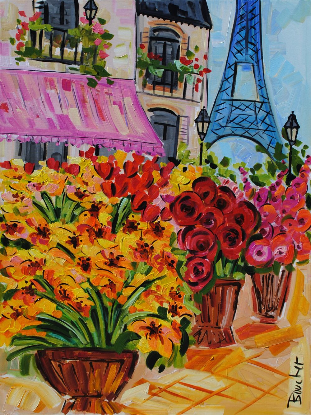 MarchÉ Aux Fleurs by Marie-Claude Boucher