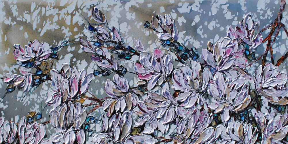 Floral (magnolia Blossoms) by Maya Eventov