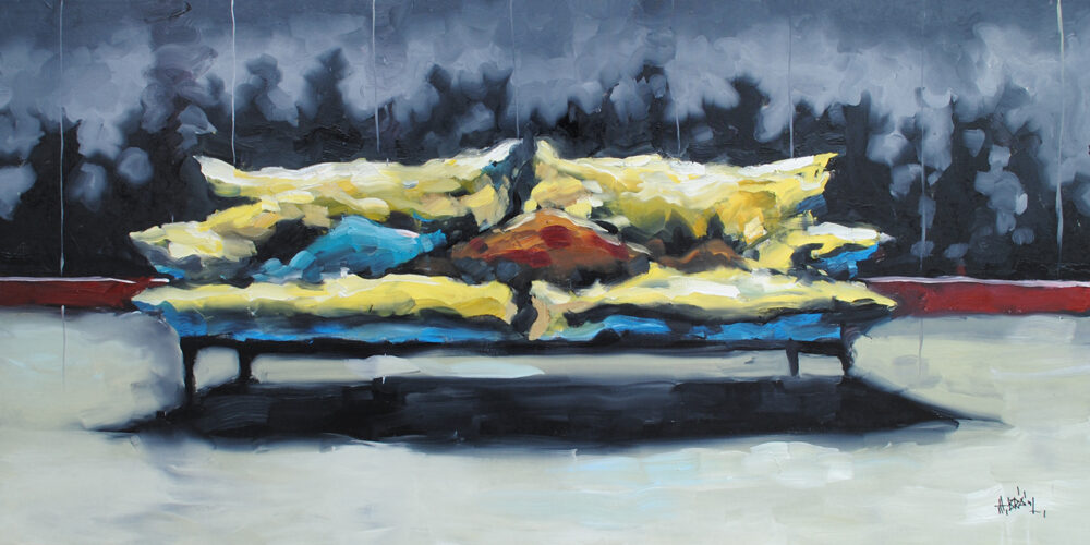 Woman On A Couch. by Harold Braul