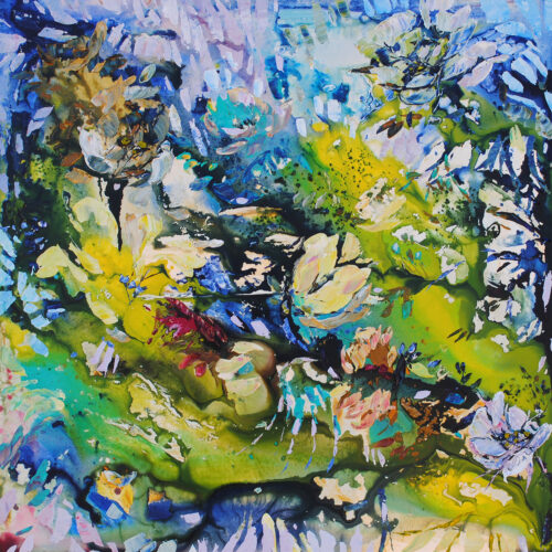 Floral - (spectrum) Large by Maya Eventov