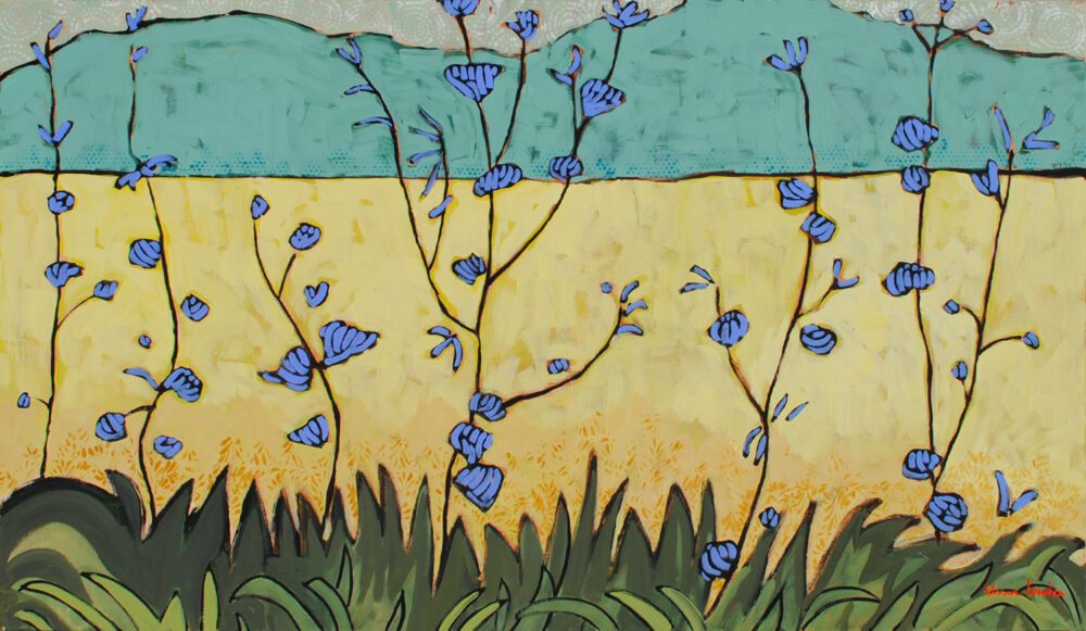 Cornflower Sentinels by Eleanor Lowden