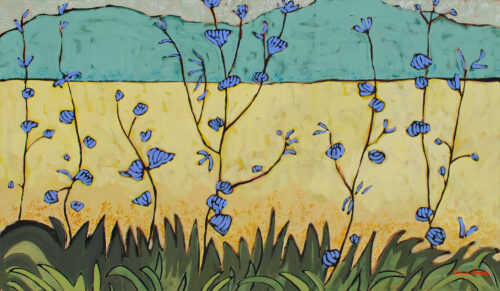 Cornflower Sentinels by Eleanor Lowden