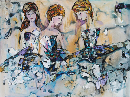 Abstract Dancers by Maya Eventov