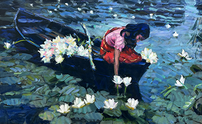 WATER LILY  by Leif Ostlund