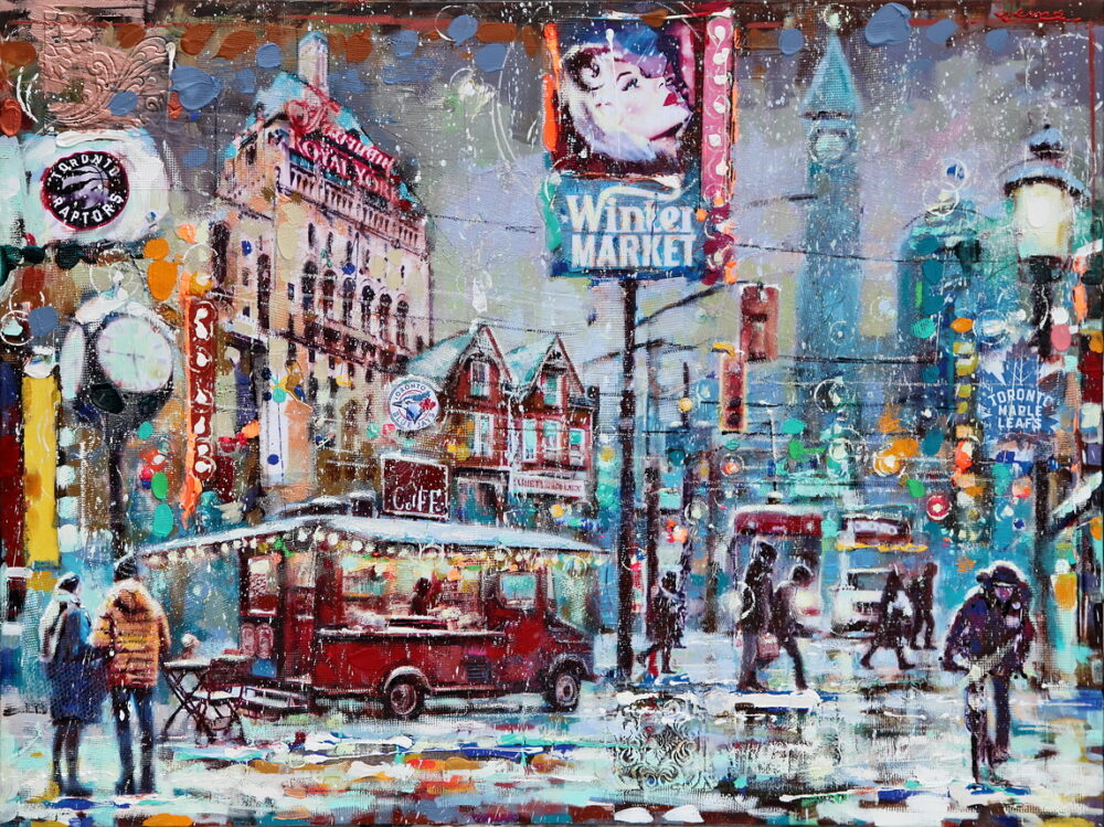 Toronto Winter Market by Victor 