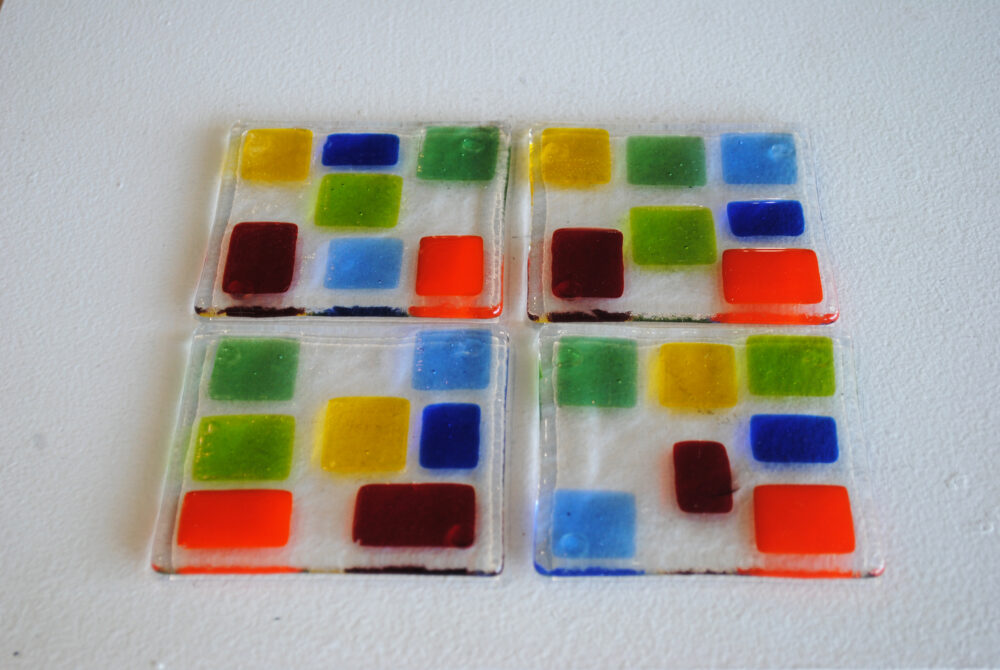 Green, Lime, Yellow, Orange & Blue by Renato Foti