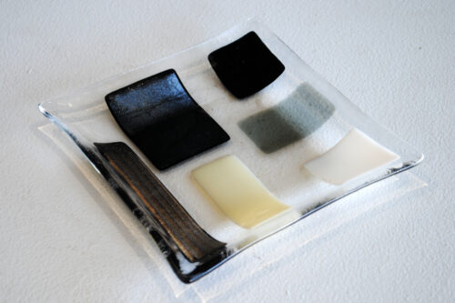 Black And White Plate by Renato Foti