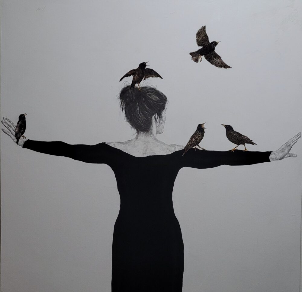 A Murmuration Begins With A Murmur by Beverley Hawksley