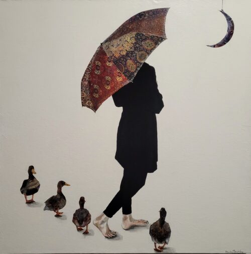 Once In A Blue Moon All Our Ducks Are In A Row by Beverley Hawksley