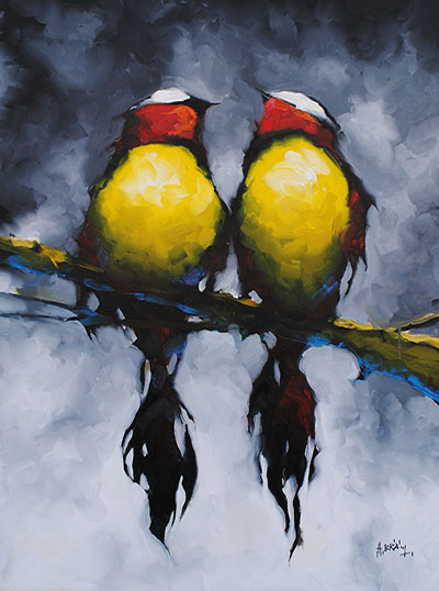 Bird Series (yellow) by Harold Braul