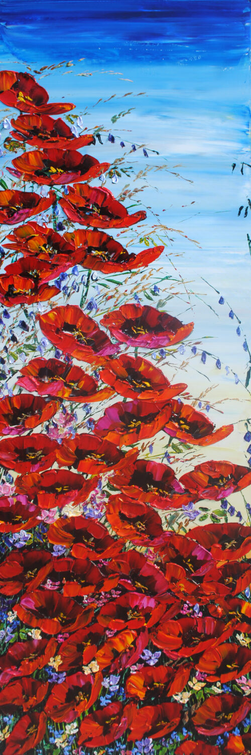 Floral - Poppies (red) by Maya Eventov