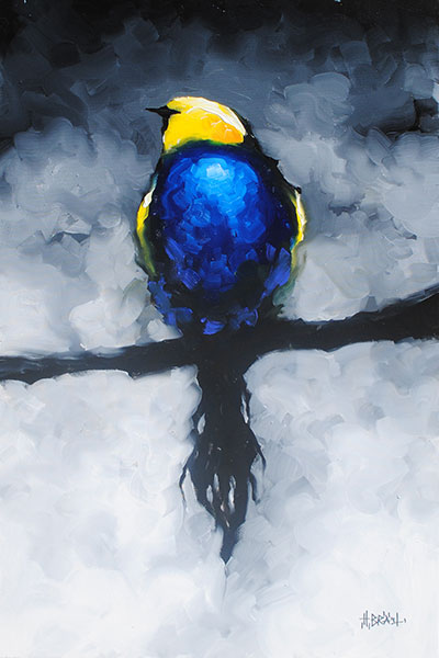 Bird Series (blue) by Harold Braul