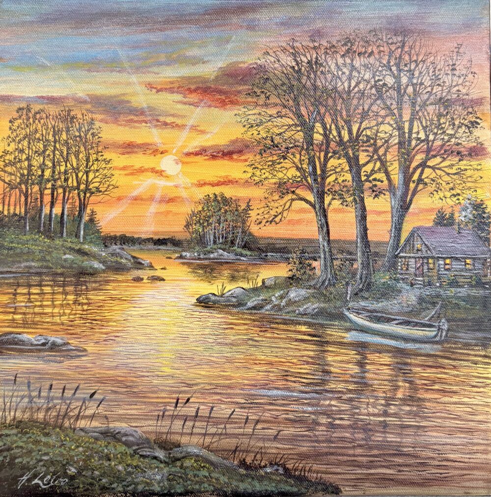 Sunset In The Kawarthas by Henri Lobo